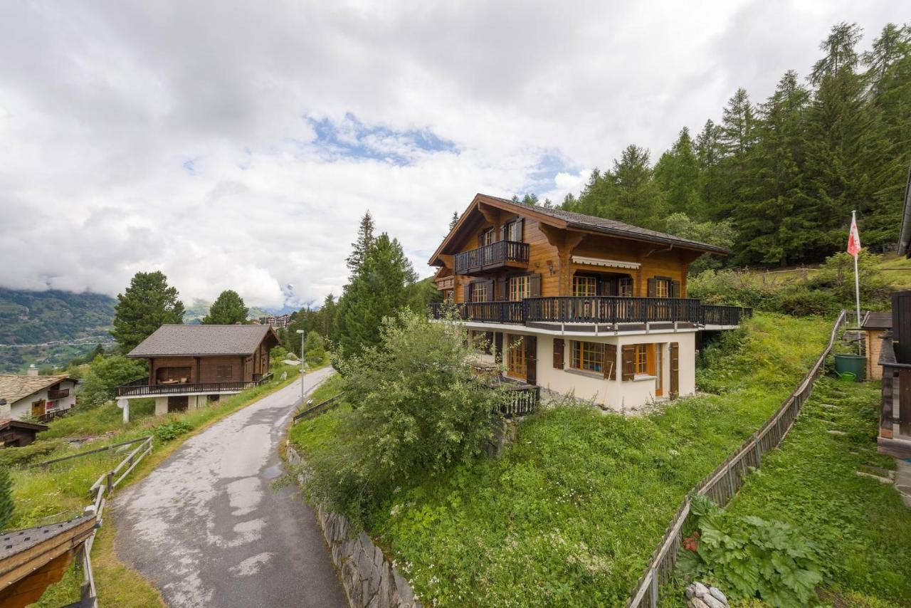 Apartment Schinkenheim "Bei Fuchs & Hase" Grächen Exteriér fotografie