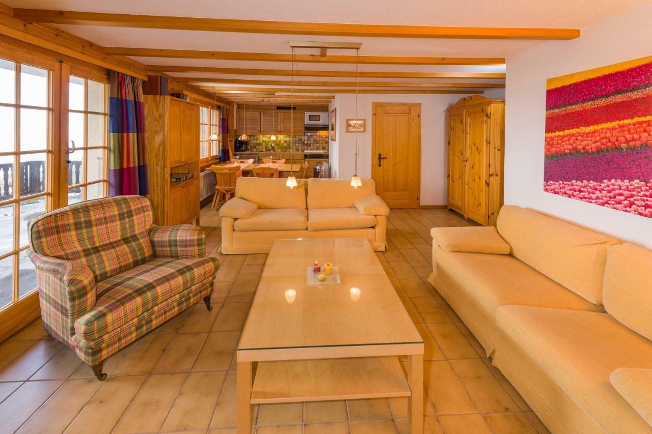 Apartment Schinkenheim "Bei Fuchs & Hase" Grächen Exteriér fotografie
